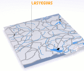 3d view of Las Yeguas