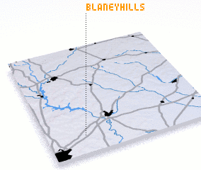 3d view of Blaney Hills
