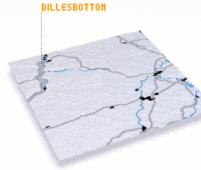 3d view of Dilles Bottom