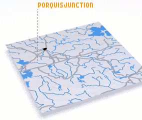 3d view of Porquis Junction