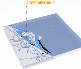 3d view of Port Saint John