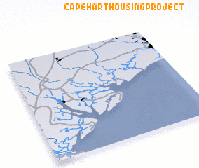 3d view of Capehart Housing Project