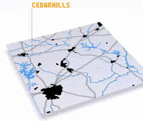 3d view of Cedar Hills