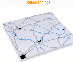 3d view of Cedar Springs