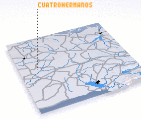 3d view of Cuatro Hermanos