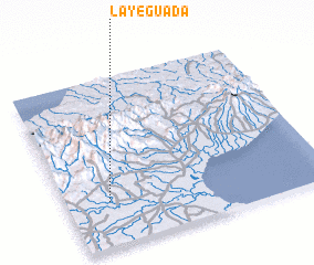 3d view of La Yeguada
