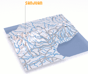 3d view of San Juan