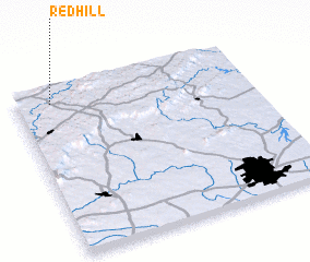 3d view of Red Hill