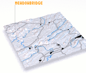 3d view of Meadow Bridge