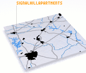 3d view of Signal Hill Apartments