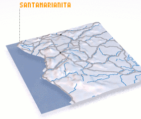 3d view of Santa Marianita