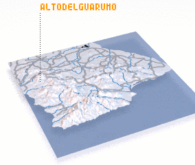 3d view of Alto del Guarumo