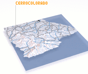 3d view of Cerro Colorado