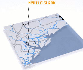 3d view of Myrtle Island