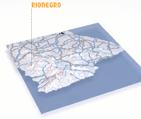 3d view of Río Negro