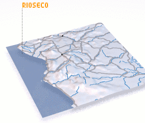 3d view of Río Seco