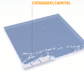 3d view of Ciénaga del Caimital