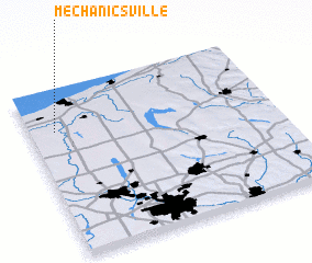 3d view of Mechanicsville