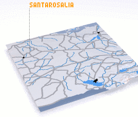 3d view of Santa Rosalía