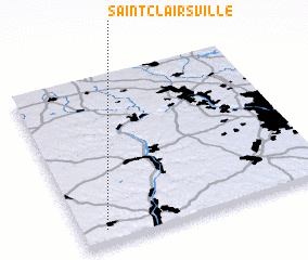 3d view of Saint Clairsville