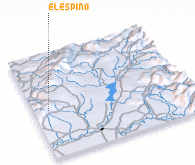 3d view of El Espino