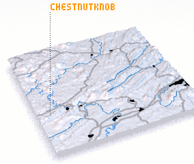 3d view of Chestnut Knob