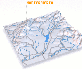 3d view of Monte Abierto