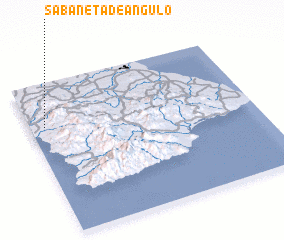 3d view of Sabaneta de Ángulo