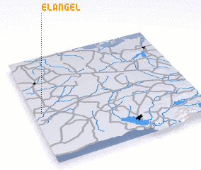 3d view of El Ángel