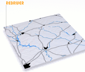 3d view of Red River
