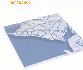 3d view of Santa Rosa