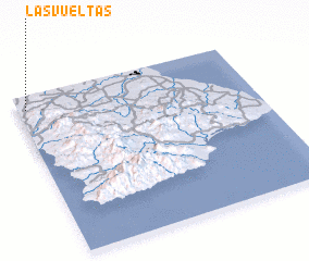 3d view of Las Vueltas