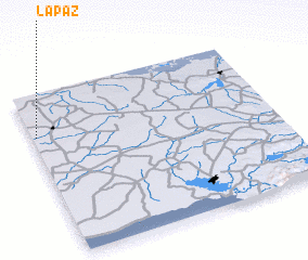 3d view of La Paz