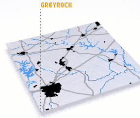 3d view of Grey Rock