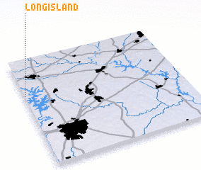 3d view of Long Island