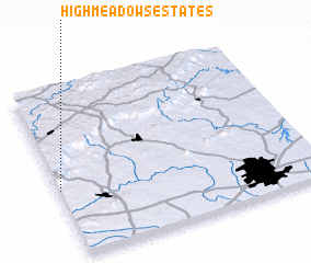 3d view of High Meadows Estates