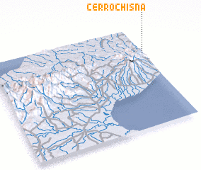 3d view of Cerro Chisna