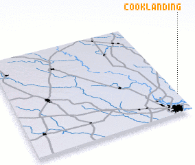 3d view of Cook Landing
