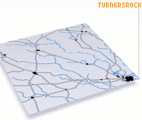 3d view of Turners Rock