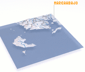 3d view of Marea Abajo