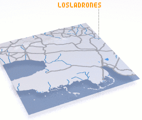 3d view of Los Ladrones