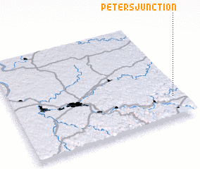 3d view of Peters Junction