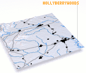 3d view of Hollyberry Woods