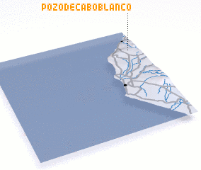 3d view of Pozo de Cabo Blanco