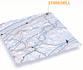 3d view of Stones Mill