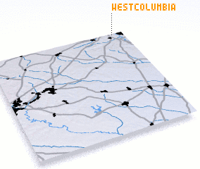 3d view of West Columbia