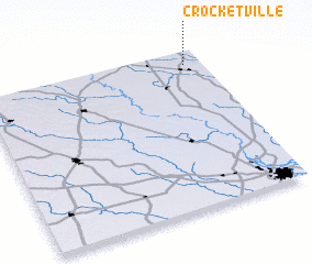 3d view of Crocketville