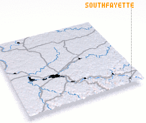 3d view of South Fayette