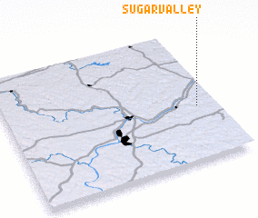 3d view of Sugar Valley