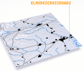 3d view of Elmores Crossroads